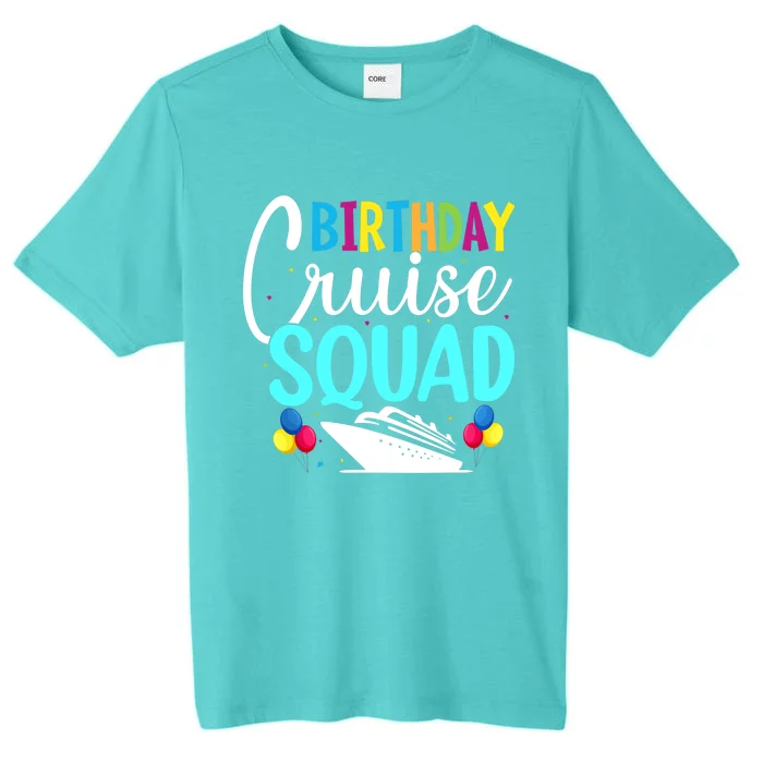 Funny Birthday Cruise Squad Cruising Ship Vacation Party ChromaSoft Performance T-Shirt