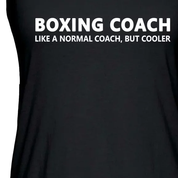 Funny Boxing Coach Definition Boxing Coach Cute Gift Ladies Essential Flowy Tank