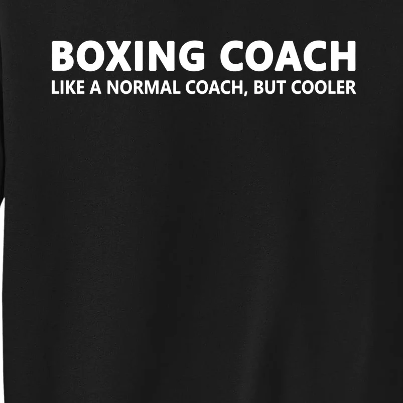 Funny Boxing Coach Definition Boxing Coach Cute Gift Tall Sweatshirt