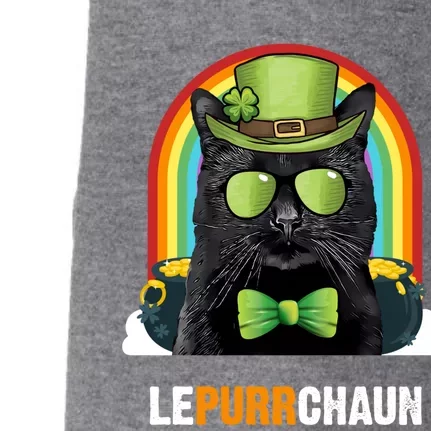 Funny Bombay Cat Lepurrchaun St Patricks Day Gift Doggie 3-End Fleece Hoodie