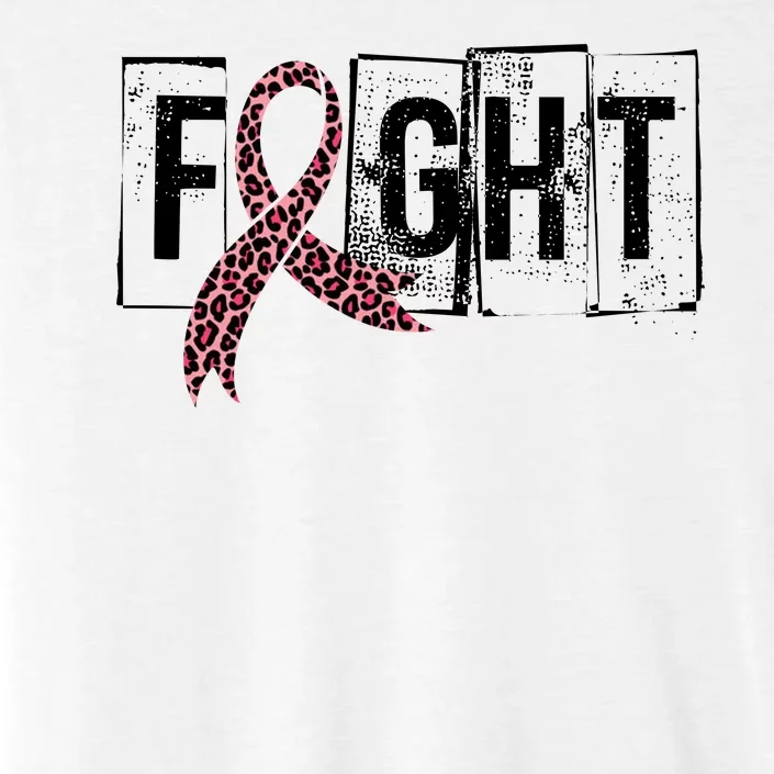 Fight Breast Cancer Awareness Leopard Ribbon ChromaSoft Performance T-Shirt