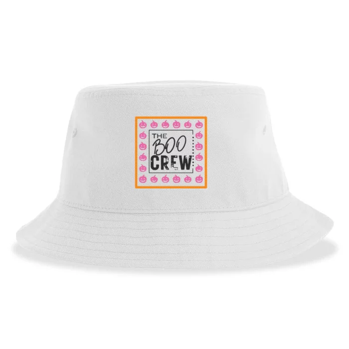 Falloween Boo Crew Sustainable Bucket Hat