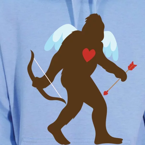 Funny Bigfoot Cupid Meaningful Gift Cute Sasquatch Lover Gift Tee Gift Unisex Surf Hoodie