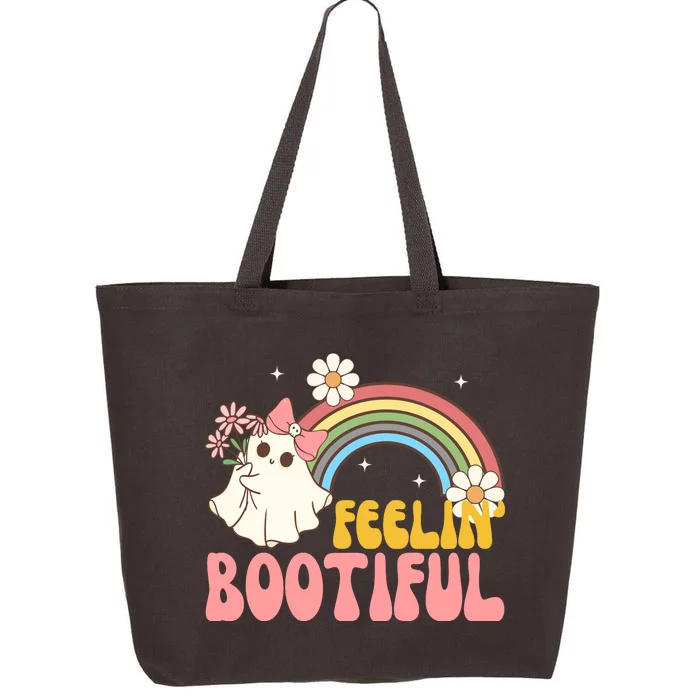 Feeling Bootiful Cute Retro Ghost Halloween 25L Jumbo Tote