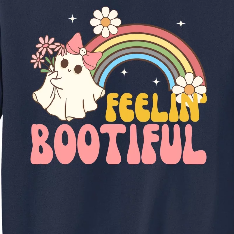 Feeling Bootiful Cute Retro Ghost Halloween Sweatshirt