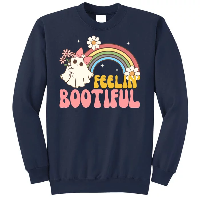 Feeling Bootiful Cute Retro Ghost Halloween Sweatshirt