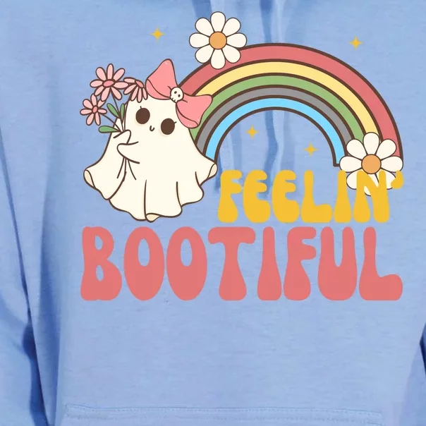 Feeling Bootiful Cute Retro Ghost Halloween Unisex Surf Hoodie