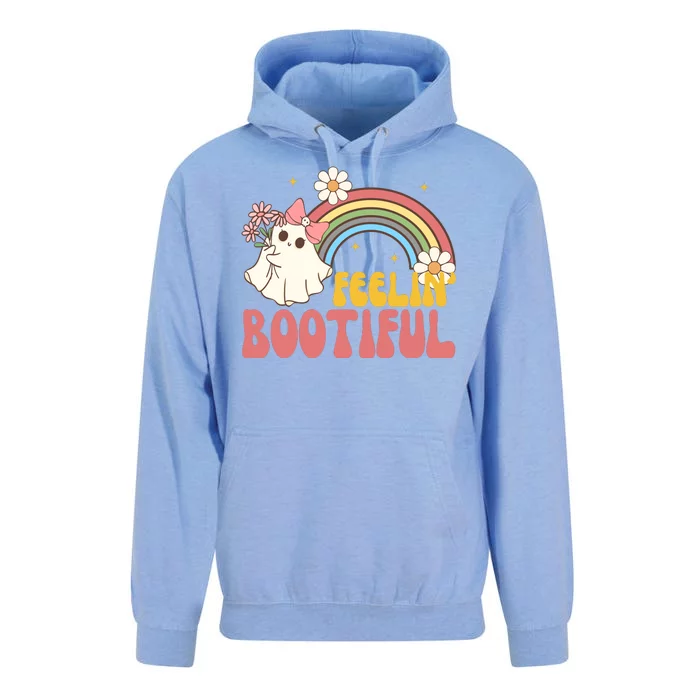 Feeling Bootiful Cute Retro Ghost Halloween Unisex Surf Hoodie