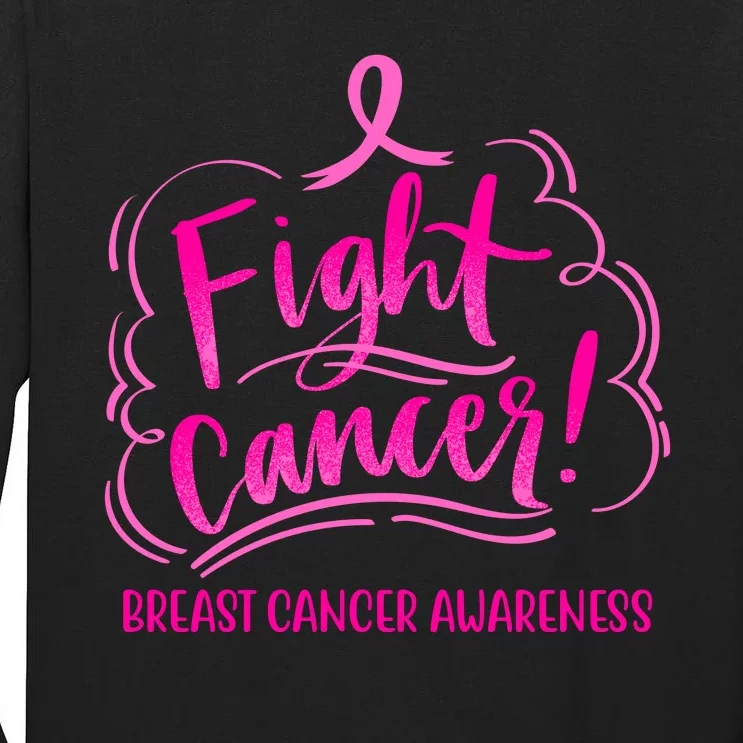 Fight Breast Cancer Awareness Tall Long Sleeve T-Shirt