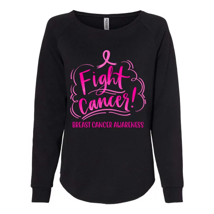 Fight Breast Cancer Awareness Womens California Wash Sweatshirt