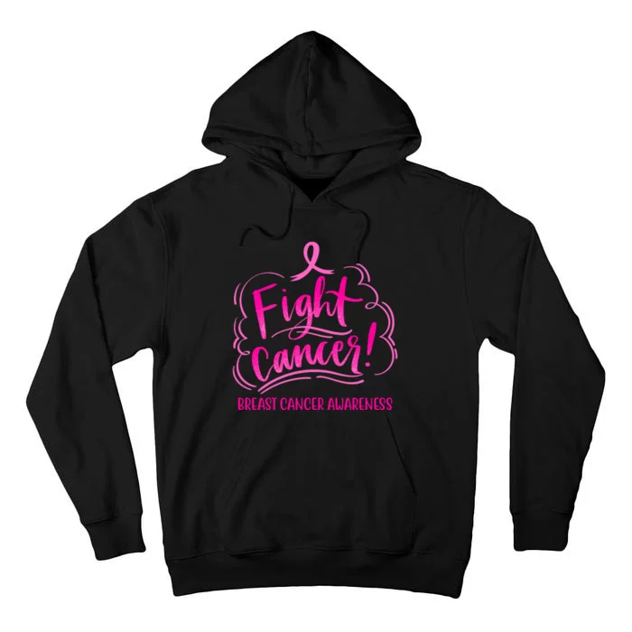 Fight Breast Cancer Awareness Tall Hoodie