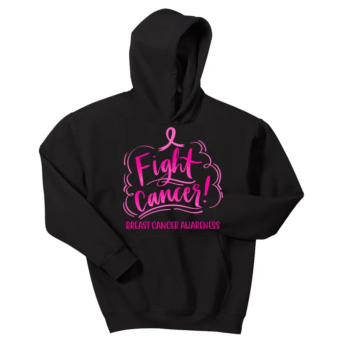 Fight Breast Cancer Awareness Kids Hoodie