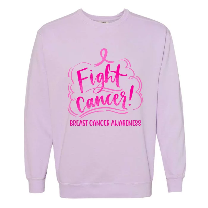 Fight Breast Cancer Awareness Garment-Dyed Sweatshirt