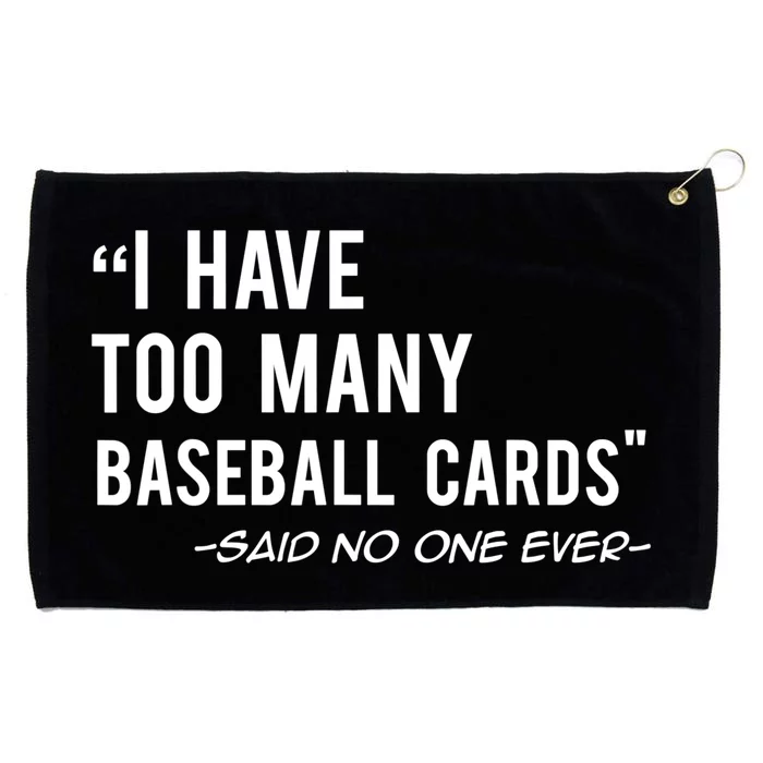 Funny Baseball Cards Collector Gift TShirt TShirt Grommeted Golf Towel