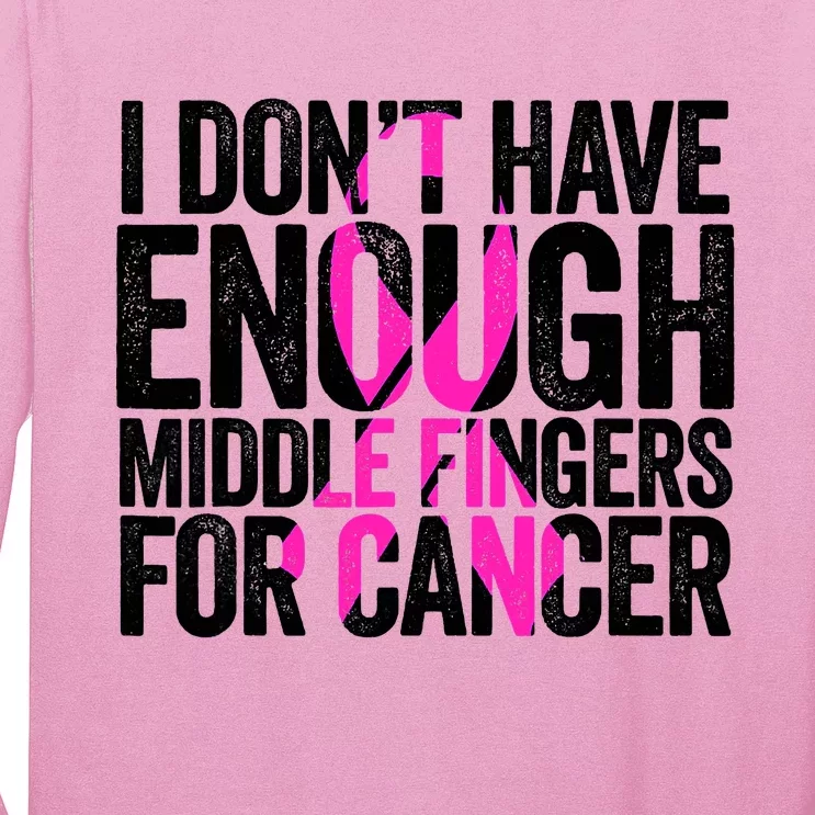 Funny Breast Cancer Pink Ribbon Woman Survivor Women Long Sleeve Shirt