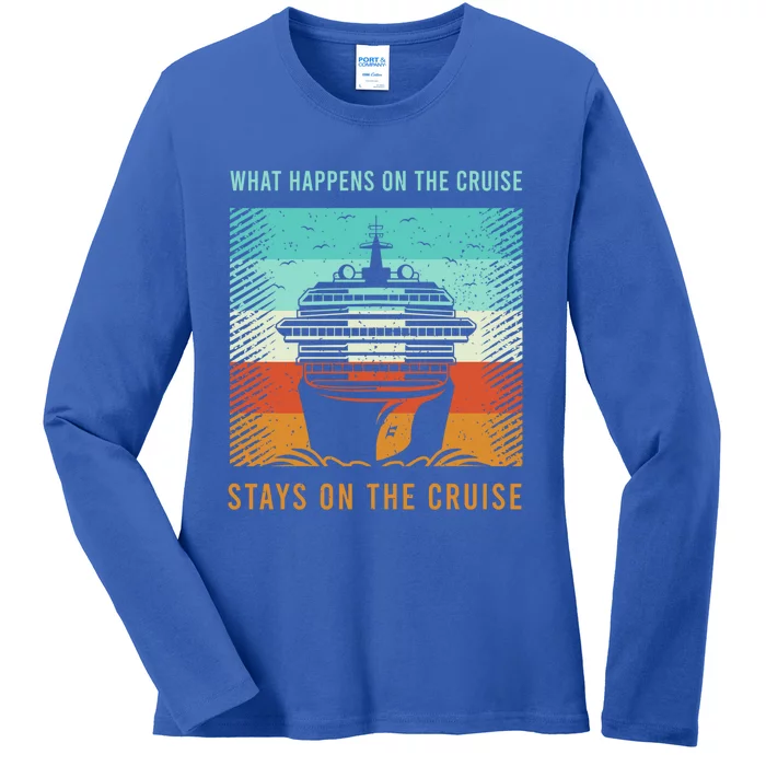 Funny Boating Clothing For A Lover Of Boating Gift Ladies Long Sleeve Shirt