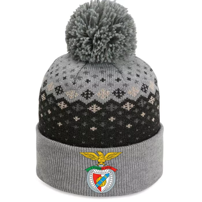 Funny Benfica Club Supporter Fan Portugal Portuguese The Baniff Cuffed Pom Beanie