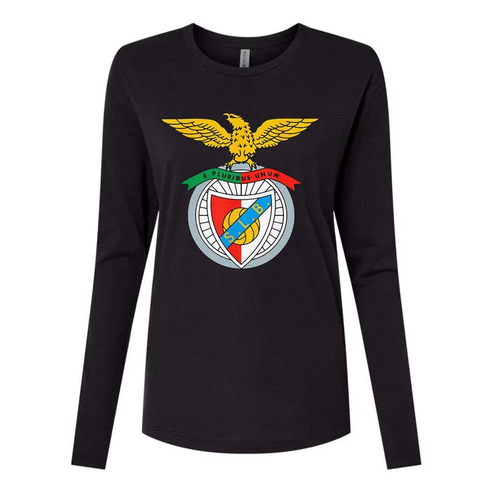 Funny Benfica Club Supporter Fan Portugal Portuguese Womens Cotton Relaxed Long Sleeve T-Shirt