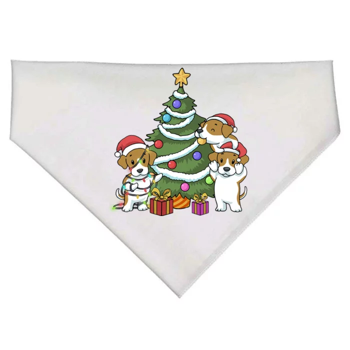 Funny Beagle Christmas Funny Gift USA-Made Doggie Bandana