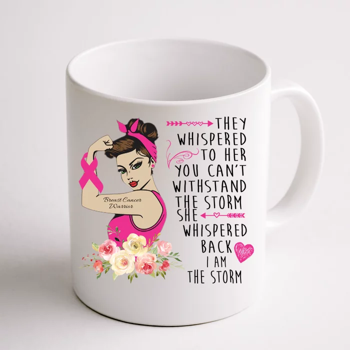 Unbreakable Breast Cancer Warrior Front & Back Coffee Mug