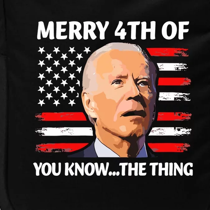 Funny Biden Confused Merry Happy 4th Of You Know Impact Tech Backpack