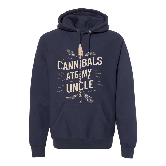 Funny Biden Cannibals Ate My Uncle Premium Hoodie