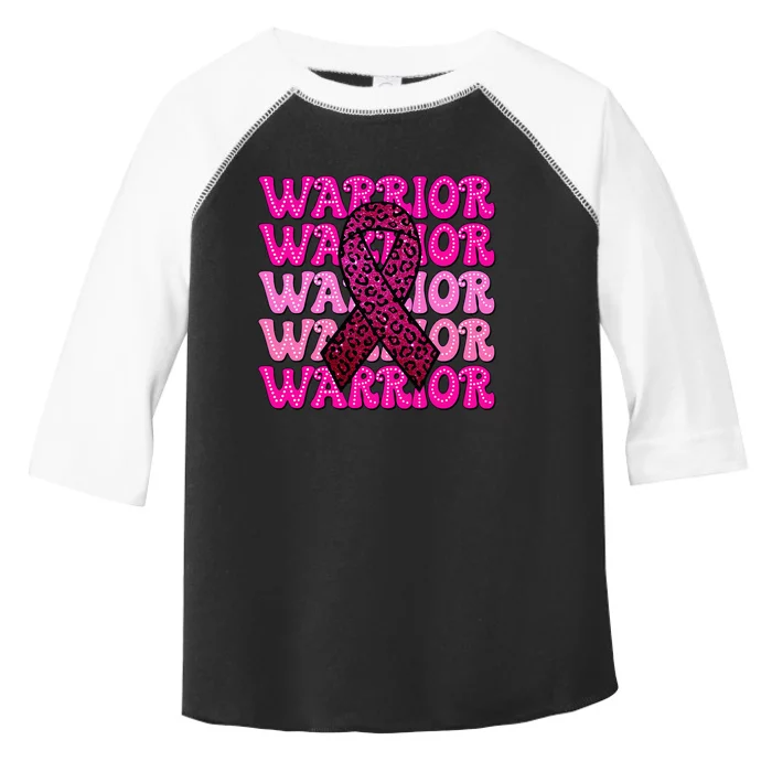 Fight Breast Cancer Awareness Warrior Ribbon Toddler Fine Jersey T-Shirt