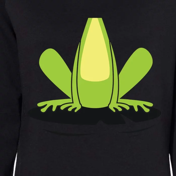 Frog Body Costume Cute Easy Reptile Halloween Gift Womens California Wash Sweatshirt