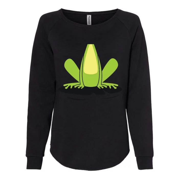 Frog Body Costume Cute Easy Reptile Halloween Gift Womens California Wash Sweatshirt