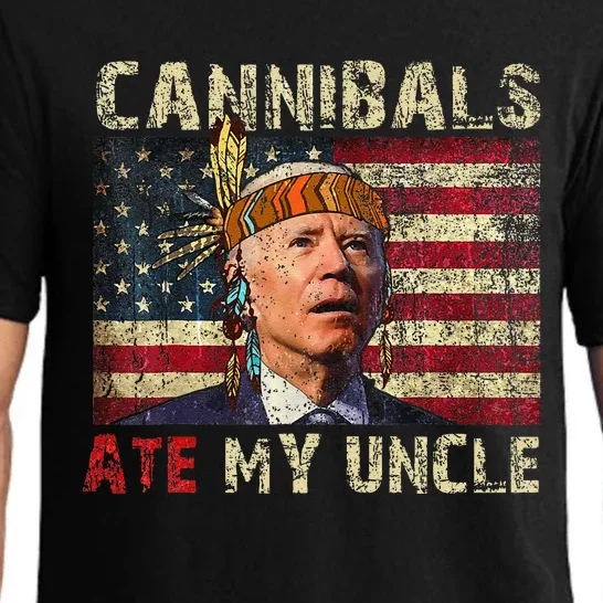 Funny Biden Cannibals Ate My Uncle Pajama Set