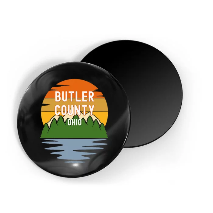 From Butler County Ohio Vintage Sunset Magnet