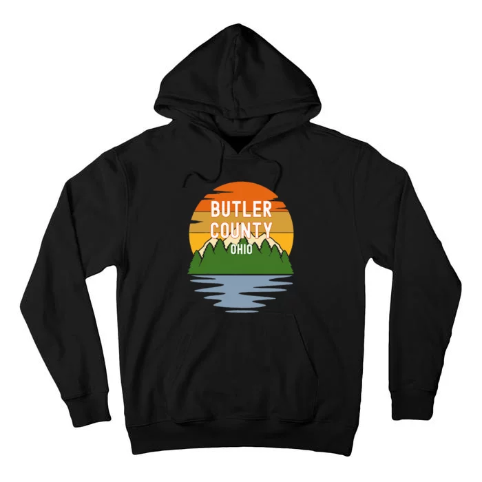 From Butler County Ohio Vintage Sunset Tall Hoodie