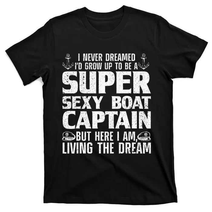 Funny Boat Captain Boating T-Shirt