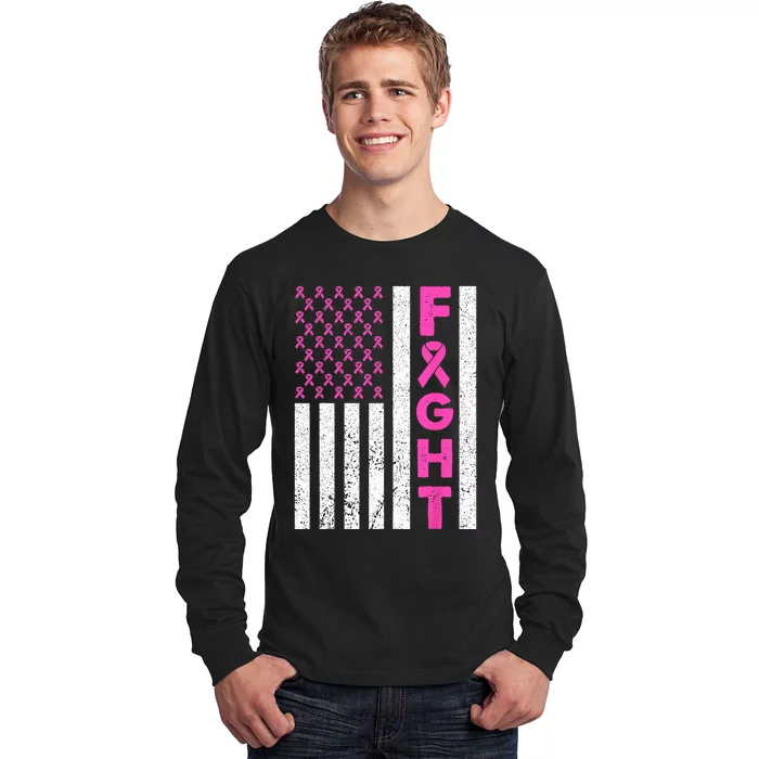 Fight Breast Cancer Breast Cancer Awareness Items Long Sleeve Shirt