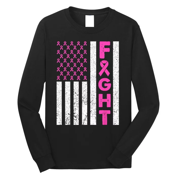 Fight Breast Cancer Breast Cancer Awareness Items Long Sleeve Shirt