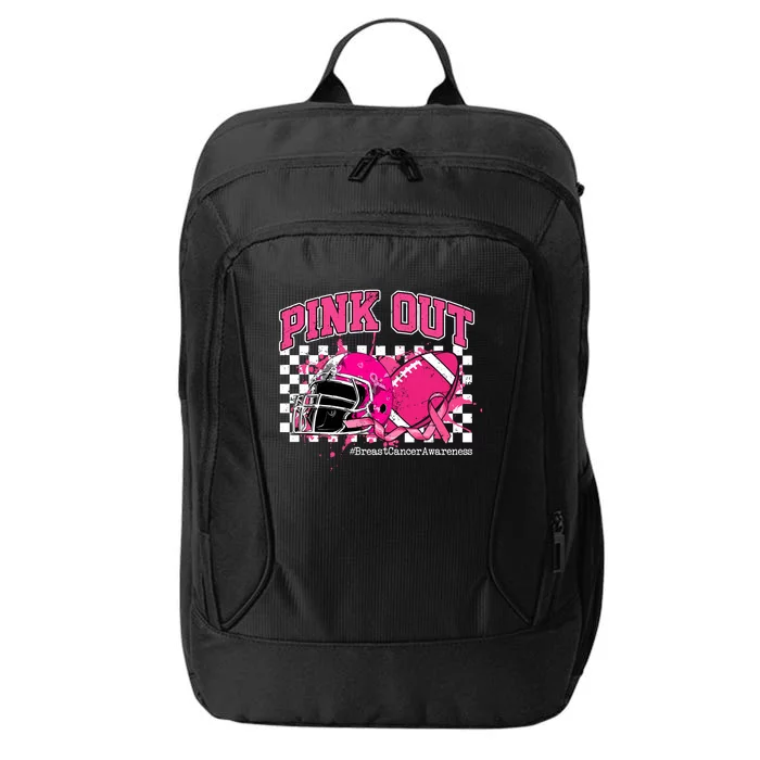 Football Breast Cancer City Backpack