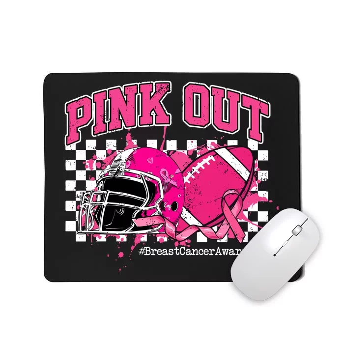 Football Breast Cancer Mousepad