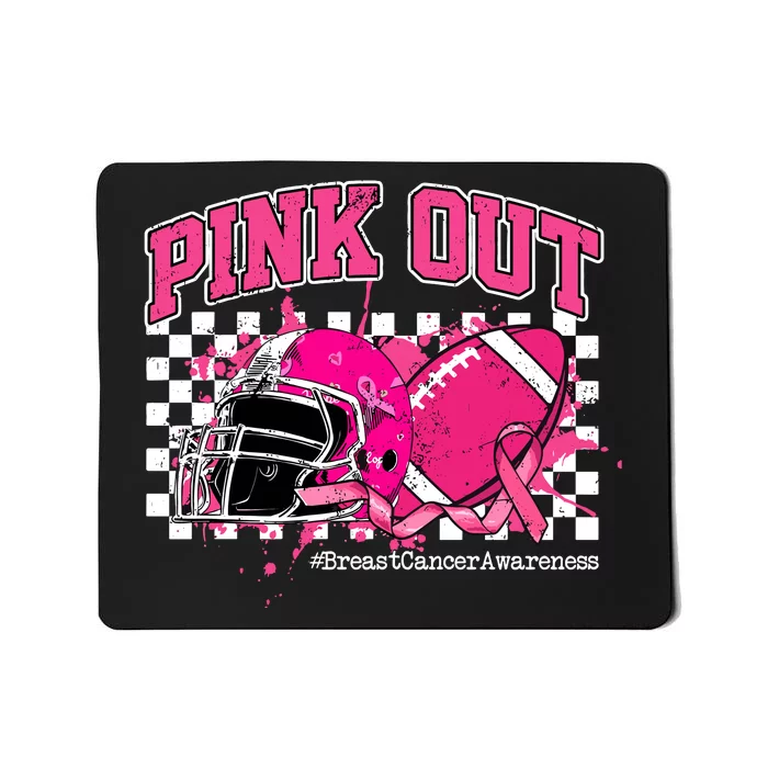 Football Breast Cancer Mousepad