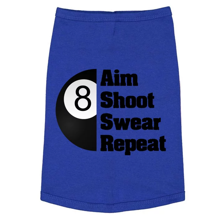 Funny Billiard Cool Gift For 8ball Pool Player Doggie Tank