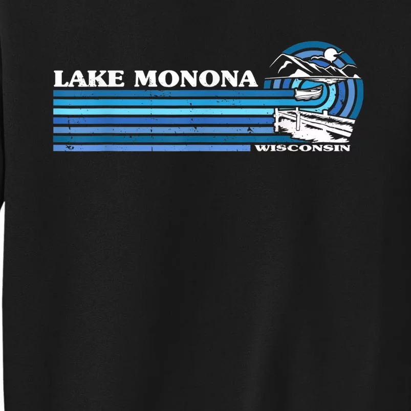 Fishing Boating Camping Lake Vacation Lake Monona Sweatshirt