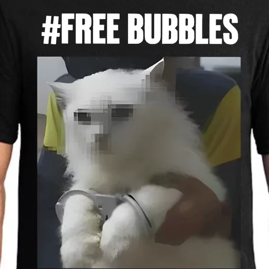 Free Bubbles Cat Pajama Set