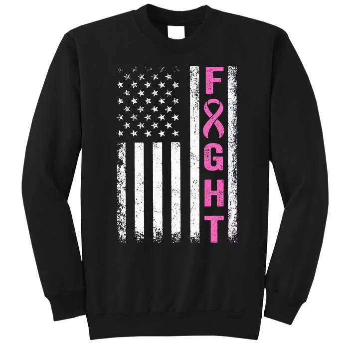 Fight Breast Cancer Awareness Pride Tall Sweatshirt