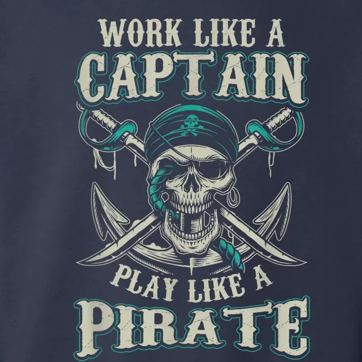 Funny Boat Captain Boating Pirate Motorboat Toddler Hoodie