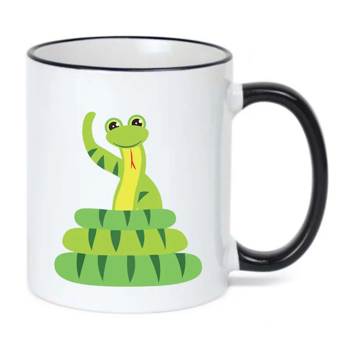 Funny Boa Constrictor Python Reptile Snake Boy Girl Black Color Changing Mug