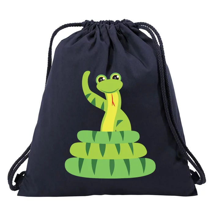 Funny Boa Constrictor Python Reptile Snake Boy Girl Drawstring Bag