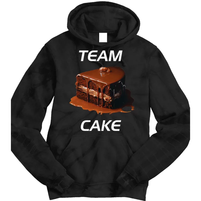 Funny Birthday Cake Team Cake Tie Dye Hoodie