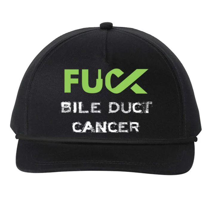 Fuck Bile Duct Cancer Awareness Gift Snapback Five-Panel Rope Hat