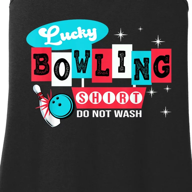 Funny Bowling Design Do Not Wash This Is My Lucky Bowling Ladies Essential Tank