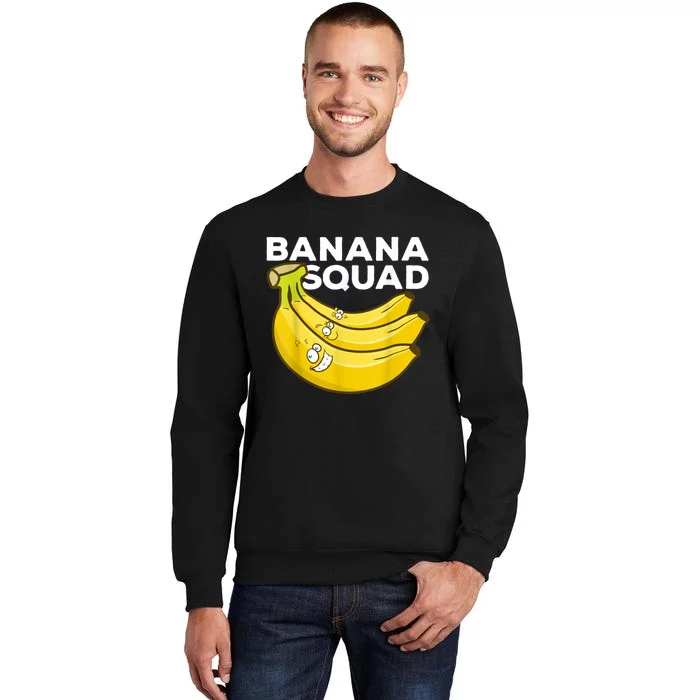 Funny Banana Design For Men Women Kids Banana Fruit Lovers Tall Sweatshirt