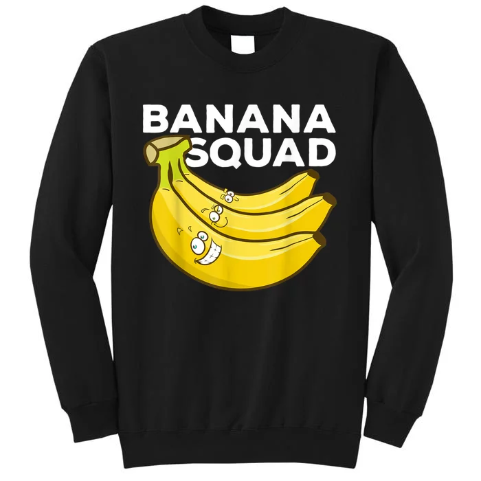 Funny Banana Design For Men Women Kids Banana Fruit Lovers Tall Sweatshirt